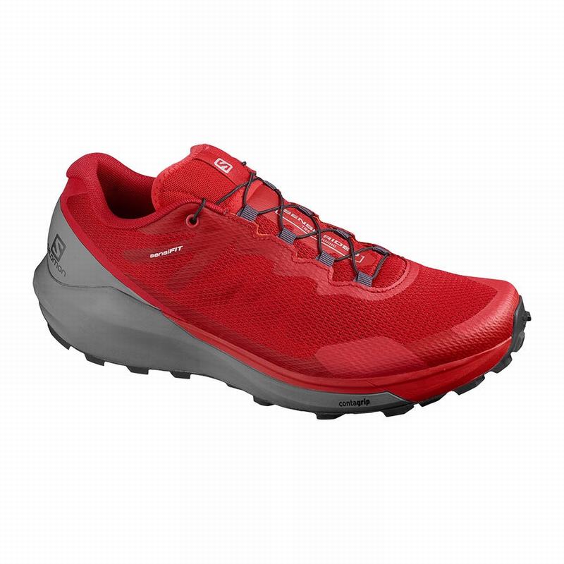 Salomon SENSE RIDE 3 Zapatillas De Running Hombre - Rojas - Colombia (89154-LEZM)